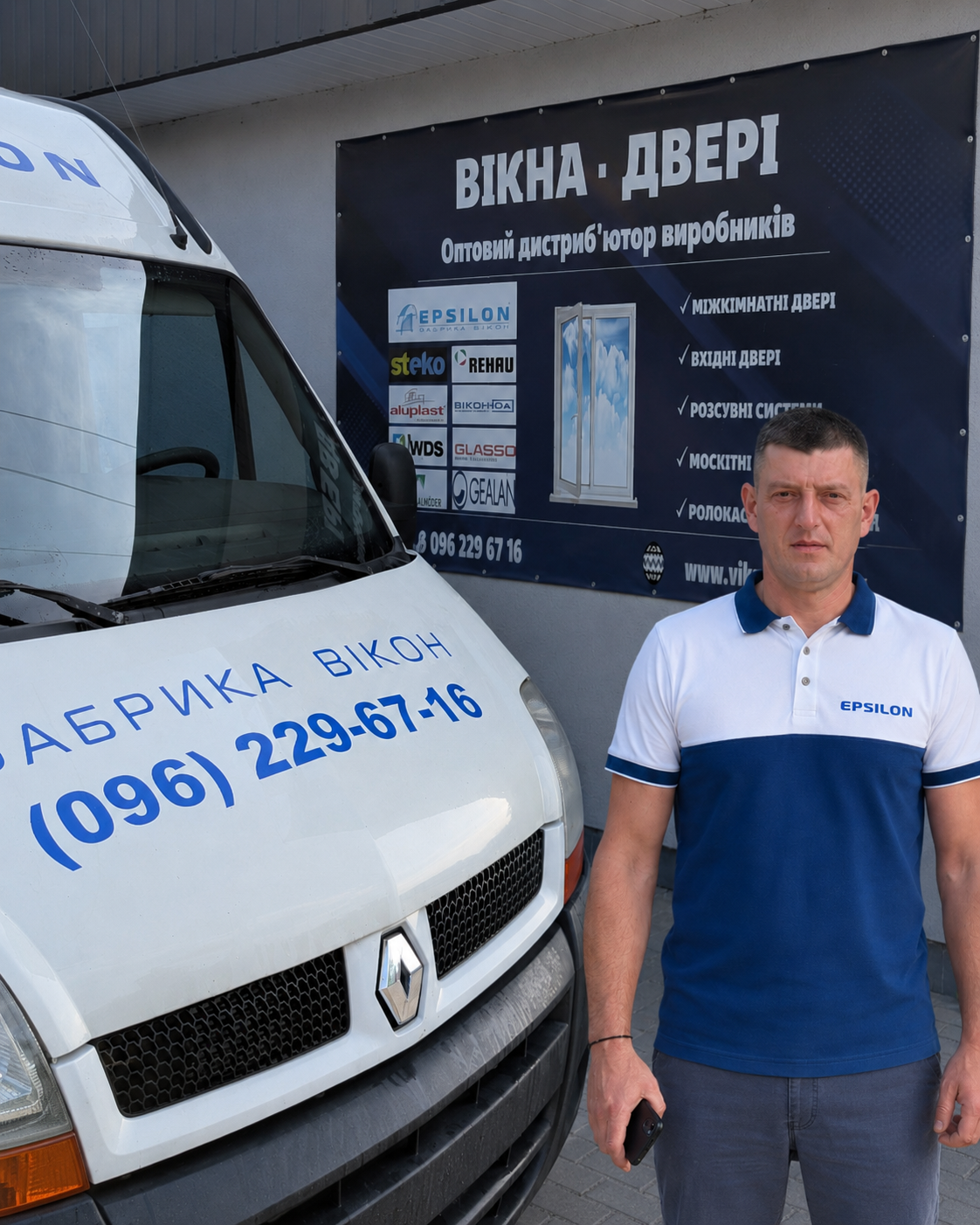 Власник Epsilon з власною доставкою у Городку